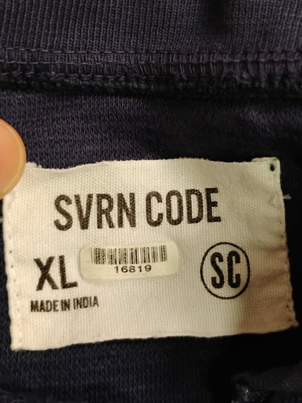Sovereign Code Navy Horizontal Rib Chaser Jacket with - Picture 3 of 3